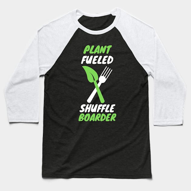 plant fueled shuffle boarder Baseball T-Shirt by SnowballSteps